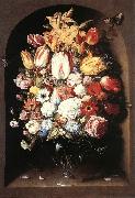 BEERT, Osias Bouquet in a Niche oil painting
